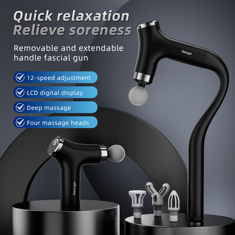 Massage Gun - Multifunctional Intelligent Massage Gun Detachable Handheld