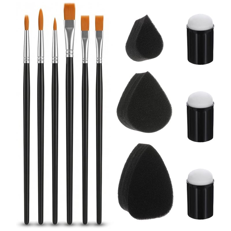 AB34-12Pcs Face Painting Brush - Body Brush 评论和价格