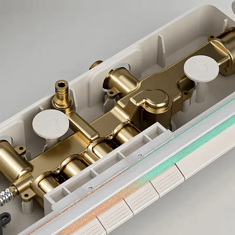 Brass Digital Waterfall Shower - Spa Massager 评论和价格