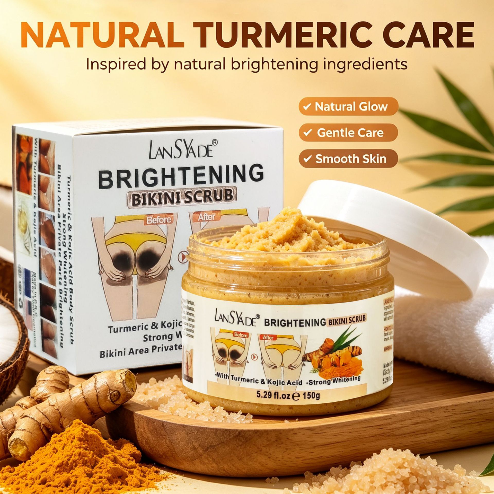 Turmeric Scrub 150g Deep Clean - Bath Salts 评论和价格